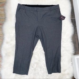NWT Ava ViV grey dressy pants size 26W